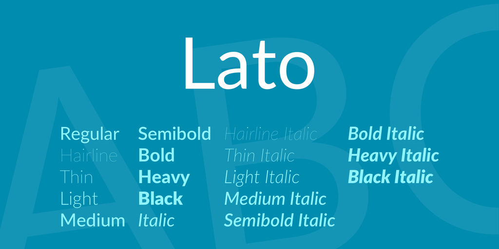 Lato Font Free Download